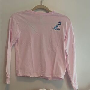 Blue 84 Light Pink Long Sleeve Kids Tee